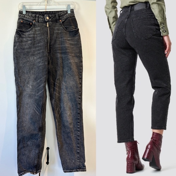 Cheap Monday 80’s vibe high waisted acid wash ankle jeans 27/32 LAST PRICE - Picture 1 of 7